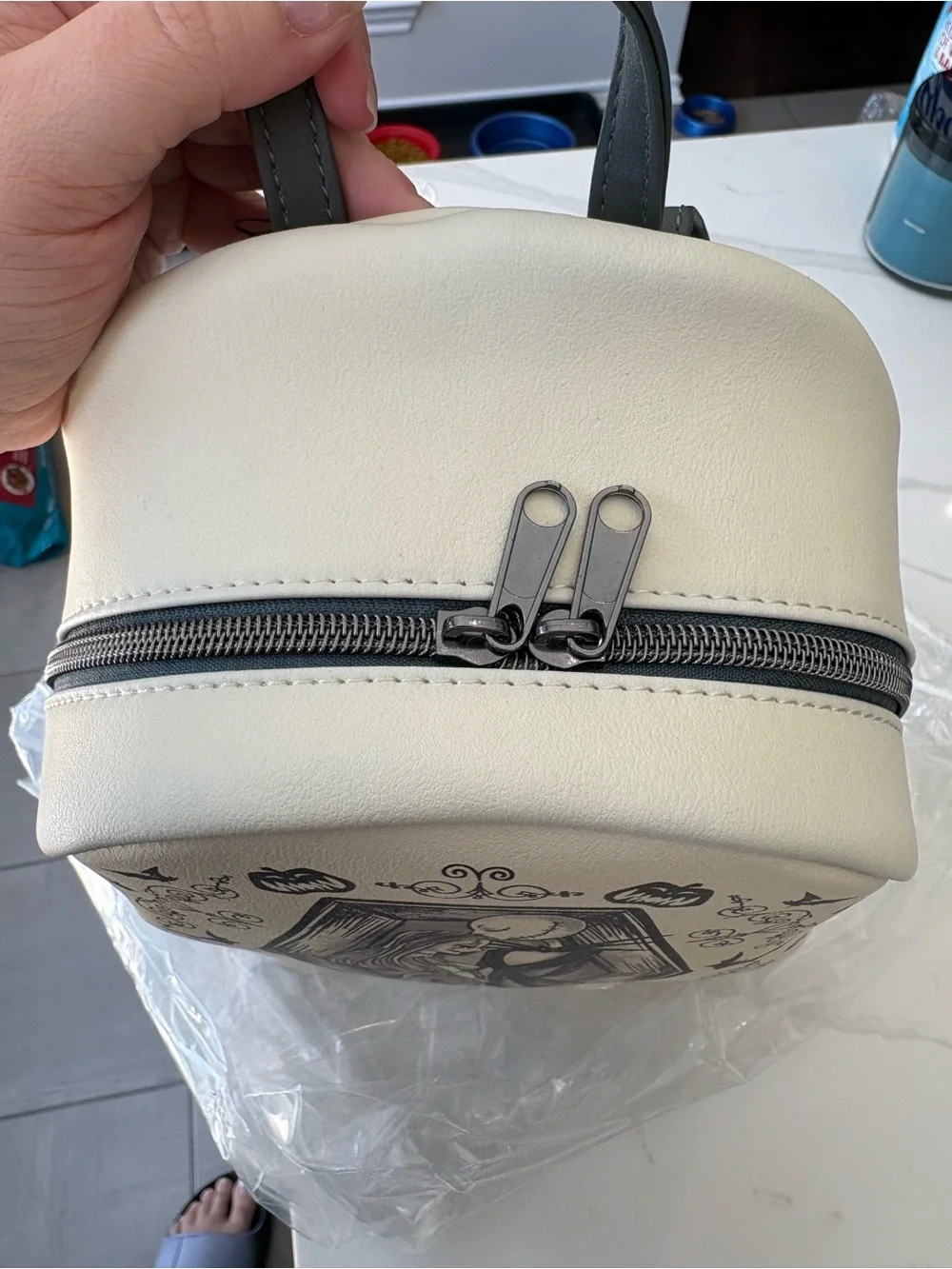 NWT Loungefly The Nightmare Before Christmas Jack & Sally Mini Backpack & wallet